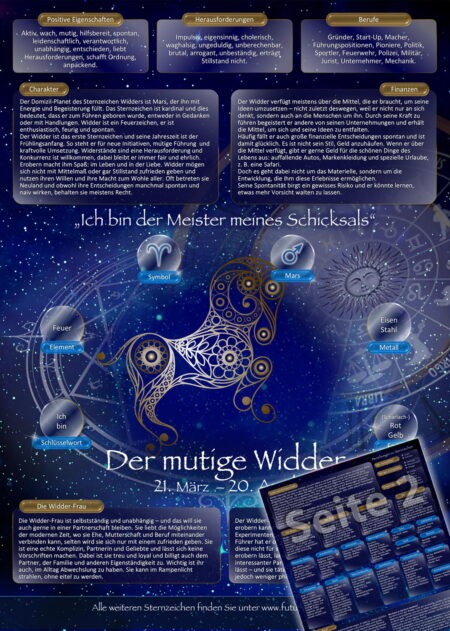 AstroKompass für den Widder (21. März - 20. April)