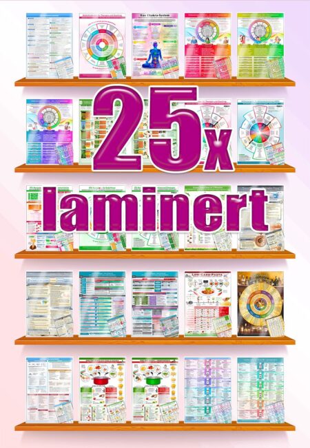 Das laminierte Mega-Paket (DINA4) - Alle 25 Karten