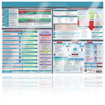 ICD-10 (F) Navigator Wandposter - Teil 1 (F0 bis F3)